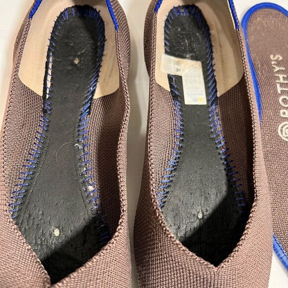 Rothy's The Point Ballet Flats Sleek Minimalist Design Size 9 1/2 - Picture 9 of 9